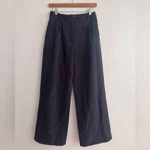Abercrombie & Fitch Black Wide Leg Pants